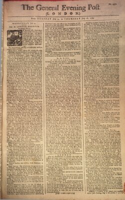 The general evening post Donnerstag 16. Juli 1761