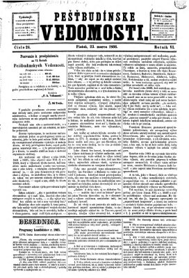 Pešťkbudínske vedomosti Freitag 23. März 1866