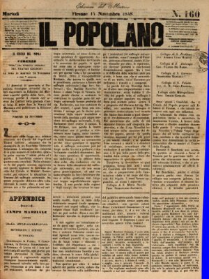 Il popolano Dienstag 14. November 1848