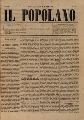 Il popolano Samstag 24. März 1849