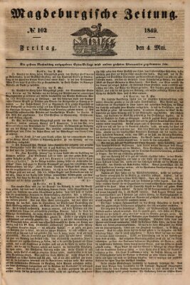 Magdeburgische Zeitung Freitag 4. Mai 1849