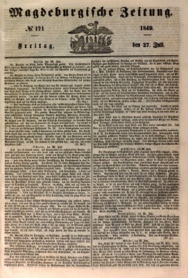Magdeburgische Zeitung Freitag 27. Juli 1849