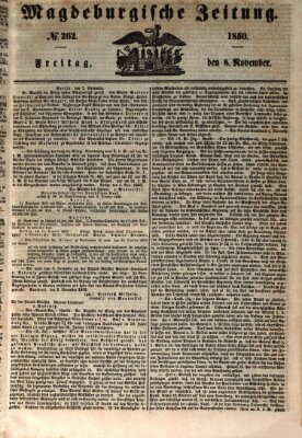 Magdeburgische Zeitung Freitag 8. November 1850