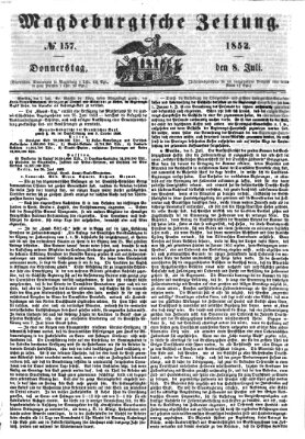 Magdeburgische Zeitung Donnerstag 8. Juli 1852