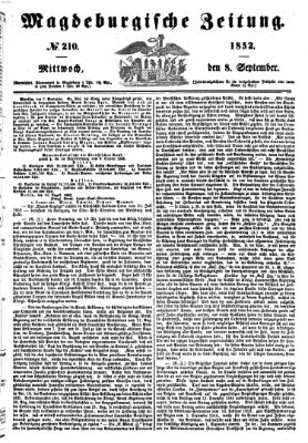 Magdeburgische Zeitung Mittwoch 8. September 1852