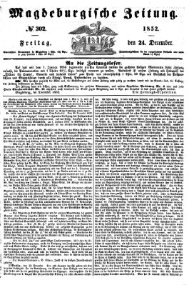 Magdeburgische Zeitung Freitag 24. Dezember 1852