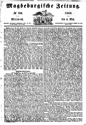 Magdeburgische Zeitung Mittwoch 4. Mai 1853