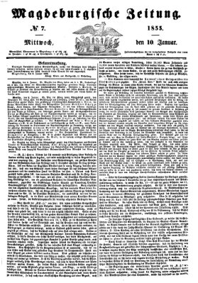 Magdeburgische Zeitung Mittwoch 10. Januar 1855