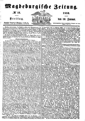 Magdeburgische Zeitung Freitag 19. Januar 1855