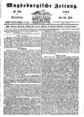 Magdeburgische Zeitung Sonntag 22. Juli 1855