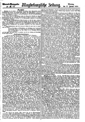 Magdeburgische Zeitung Montag 17. Januar 1859