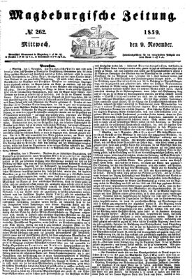 Magdeburgische Zeitung Mittwoch 9. November 1859