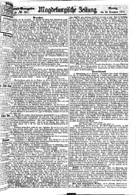 Magdeburgische Zeitung Montag 29. Dezember 1862