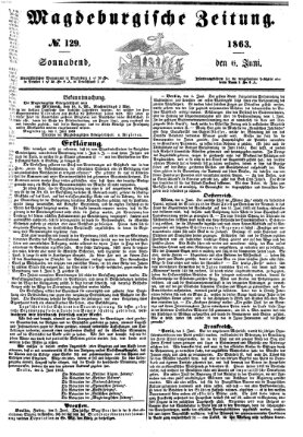 Magdeburgische Zeitung Samstag 6. Juni 1863