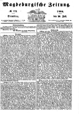 Magdeburgische Zeitung Dienstag 26. Juli 1864