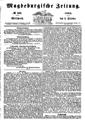 Magdeburgische Zeitung Mittwoch 5. Oktober 1864