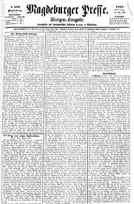 Magdeburger Presse Freitag 19. Mai 1865