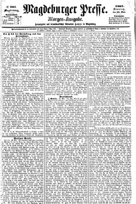 Magdeburger Presse Sonntag 28. Mai 1865