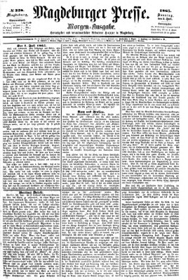 Magdeburger Presse Sonntag 2. Juli 1865