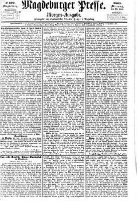Magdeburger Presse Mittwoch 26. Juli 1865