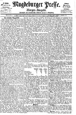 Magdeburger Presse Dienstag 8. August 1865