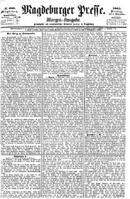 Magdeburger Presse Dienstag 5. September 1865