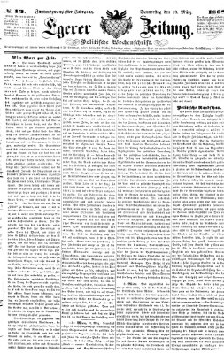 Egerer Anzeiger Donnerstag 19. März 1868