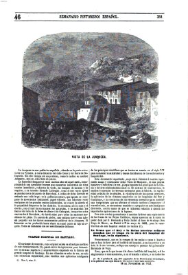 Semanario pintoresco español Sonntag 14. November 1852
