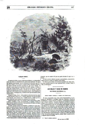 Semanario pintoresco español Sonntag 10. Juli 1853