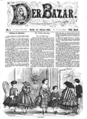 Der Bazar Mittwoch 17. Februar 1858