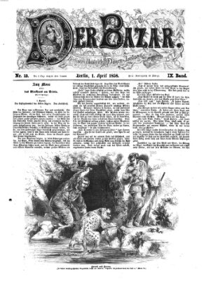 Der Bazar Donnerstag 1. April 1858