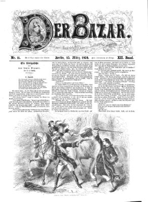Der Bazar Dienstag 15. März 1859