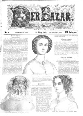 Der Bazar Freitag 8. März 1861