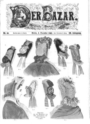 Der Bazar Dienstag 1. Dezember 1863