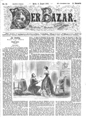 Der Bazar Dienstag 8. August 1865