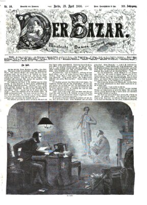 Der Bazar Montag 23. April 1866