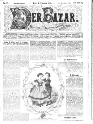 Der Bazar Samstag 1. September 1866