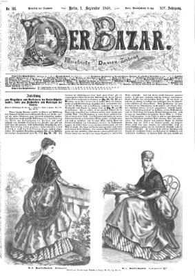 Der Bazar Dienstag 1. September 1868