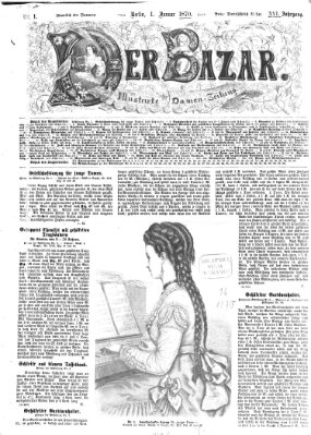 Der Bazar Samstag 1. Januar 1870