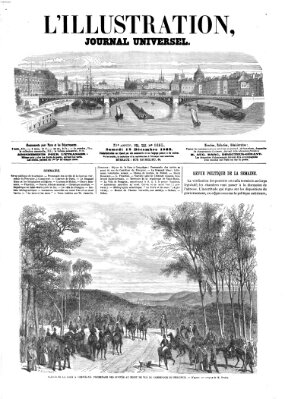 L' illustration Samstag 12. Dezember 1863