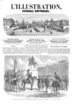 L' illustration Samstag 19. November 1864