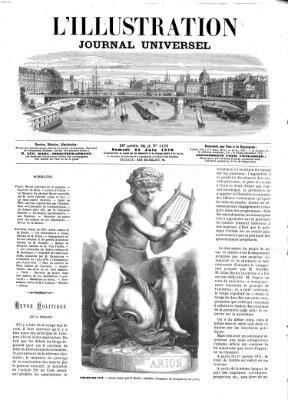 L' illustration Samstag 25. Juni 1870
