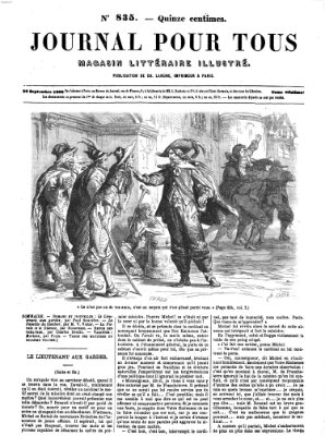 Journal pour tous Samstag 30. September 1865