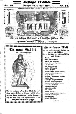 Miau Mittwoch 4. April 1866
