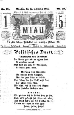Miau Mittwoch 12. September 1866