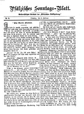Pfälzisches Sonntags-Blatt (Pfälzische Volkszeitung) Sonntag 9. Februar 1868