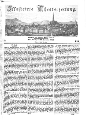Allgemeine Theaterzeitung Dienstag 23. September 1845