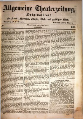 Allgemeine Theaterzeitung Dienstag 6. Juli 1847