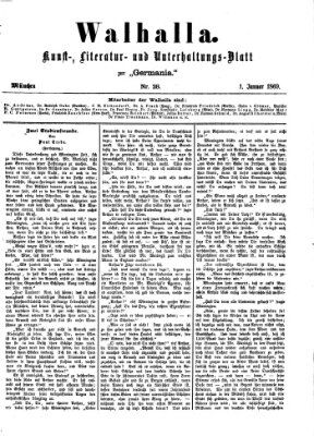 Walhalla (Der Bayerische Landbote) Freitag 1. Januar 1869