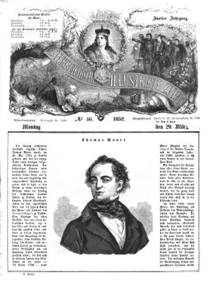 Österreichische illustrierte Zeitung Montag 29. März 1852